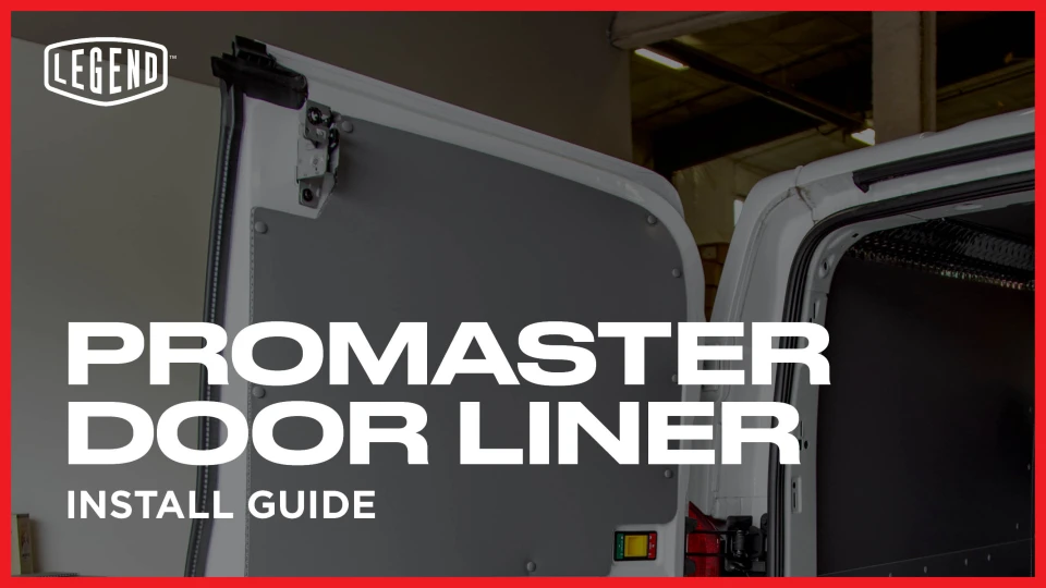 RAM ProMaster Install - Insulated DuraTherm Door Liner